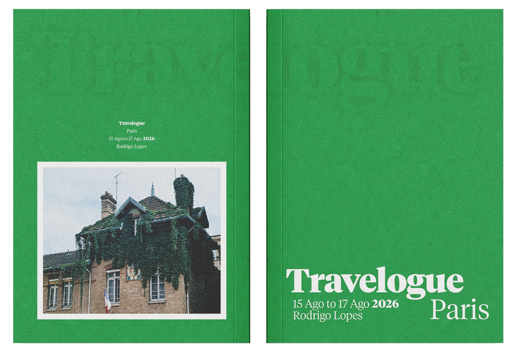 Travelogue: Paris — cover